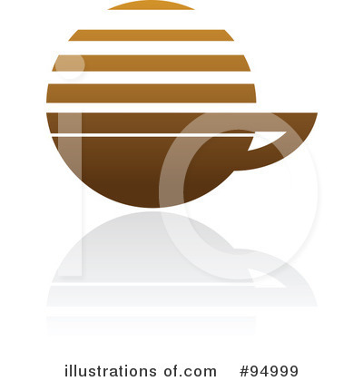 Royalty-Free (RF) Coffee Logo Clipart Illustration by elena - Stock Sample #94999