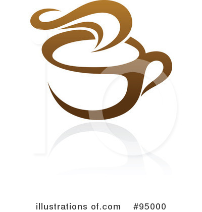 Royalty-Free (RF) Coffee Logo Clipart Illustration by elena - Stock Sample #95000