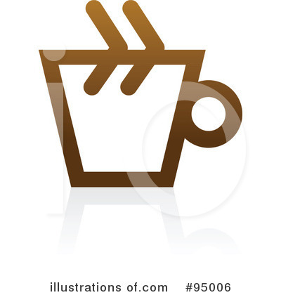 Royalty-Free (RF) Coffee Logo Clipart Illustration by elena - Stock Sample #95006