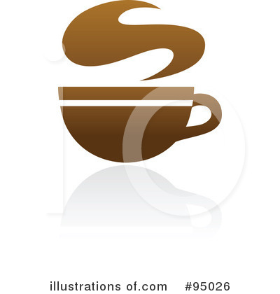 Royalty-Free (RF) Coffee Logo Clipart Illustration by elena - Stock Sample #95026