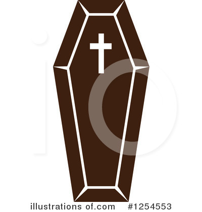 Royalty-Free (RF) Coffin Clipart Illustration by Vector Tradition SM - Stock Sample #1254553