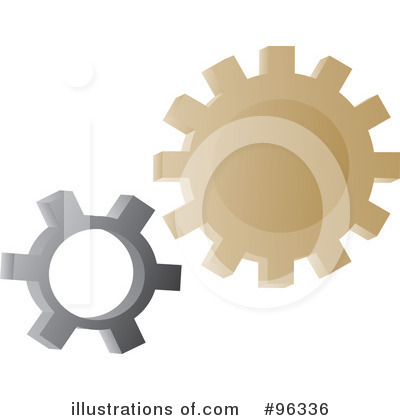 Royalty-Free (RF) Cogs Clipart Illustration by Rasmussen Images - Stock Sample #96336