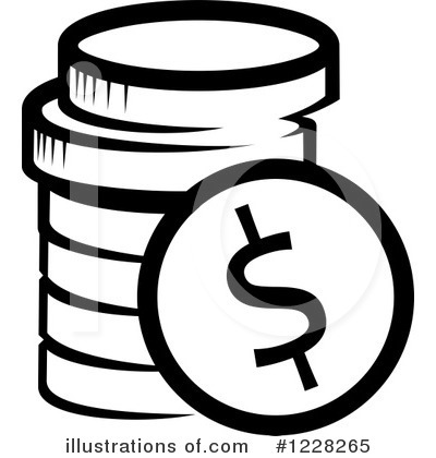 Royalty-Free (RF) Coin Clipart Illustration by Vector Tradition SM - Stock Sample #1228265