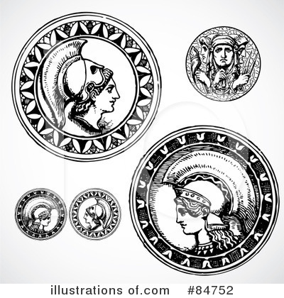 Royalty-Free (RF) Coin Clipart Illustration by BestVector - Stock Sample #84752