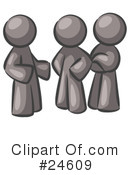 Colleagues Clipart #24609 by Leo Blanchette