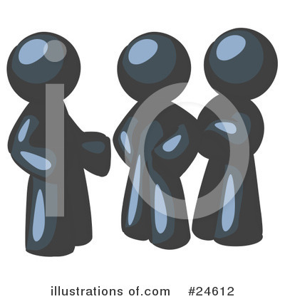 Royalty-Free (RF) Colleagues Clipart Illustration by Leo Blanchette - Stock Sample #24612