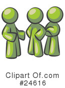 Colleagues Clipart #24616 by Leo Blanchette