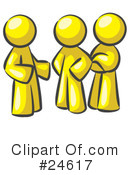 Colleagues Clipart #24617 by Leo Blanchette