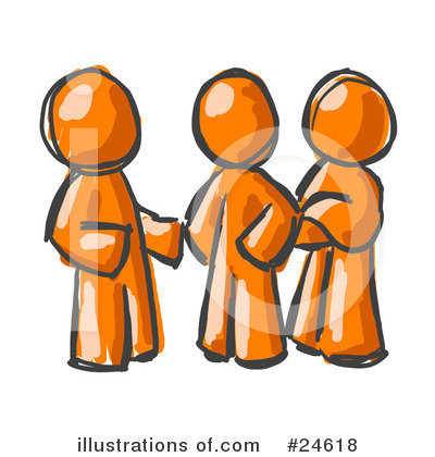 Colleagues Clipart #24618 by Leo Blanchette