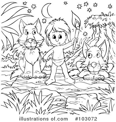 Coloring Page Clipart #103072 by Alex Bannykh
