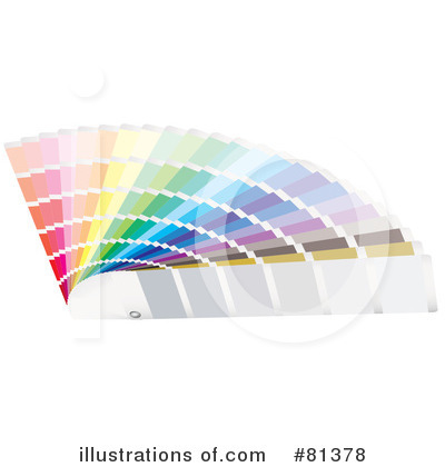 Royalty-Free (RF) Color Samples Clipart Illustration by michaeltravers - Stock Sample #81378