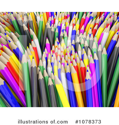 Colored Pencils Clipart #1078373 by KJ Pargeter