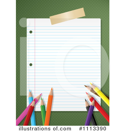 Royalty-Free (RF) Colored Pencils Clipart Illustration by KJ Pargeter - Stock Sample #1113390