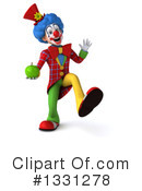 Colorful Clown Clipart #1331278 by Julos