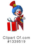 Colorful Clown Clipart #1339519 by Julos