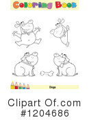 Coloring Book Page Clipart #1204686 by Hit Toon