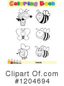 Coloring Book Page Clipart #1204694 by Hit Toon