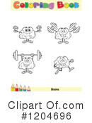 Coloring Book Page Clipart #1204696 by Hit Toon