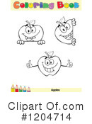 Coloring Book Page Clipart #1204714 by Hit Toon
