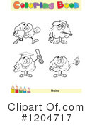 Coloring Book Page Clipart #1204717 by Hit Toon