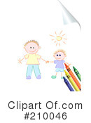 Coloring Clipart #210046 by Pushkin