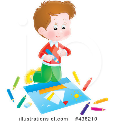 Royalty-Free (RF) Coloring Clipart Illustration by Alex Bannykh - Stock Sample #436210