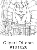 Coloring Page Clipart #101628 by Alex Bannykh