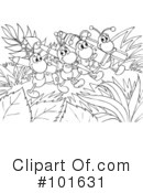 Coloring Page Clipart #101631 by Alex Bannykh