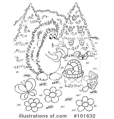 Coloring Page Clipart #101632 by Alex Bannykh