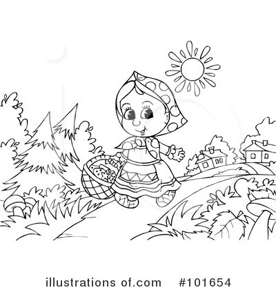 Coloring Page Clipart #101654 by Alex Bannykh