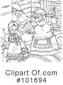 Coloring Page Clipart #101694 by Alex Bannykh