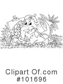 Coloring Page Clipart #101696 by Alex Bannykh