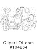 Coloring Page Clipart #104264 by Alex Bannykh