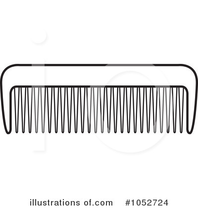 Royalty-Free (RF) Comb Clipart Illustration by Lal Perera - Stock Sample #1052724