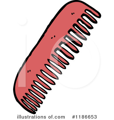 Royalty-Free (RF) Comb Clipart Illustration by lineartestpilot - Stock Sample #1186653