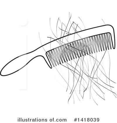 Royalty-Free (RF) Comb Clipart Illustration by Lal Perera - Stock Sample #1418039