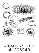 Comic Design Elements Clipart #1396248 by AtStockIllustration