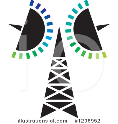 Communications Tower Clipart #1296952 by Lal Perera