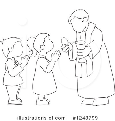 Communion Clipart #1243799 by David Rey