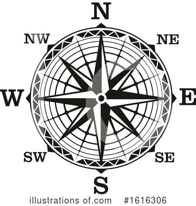 Royalty-Free (RF) Compass Clipart Illustration by Vector Tradition SM - Stock Sample #1616306
