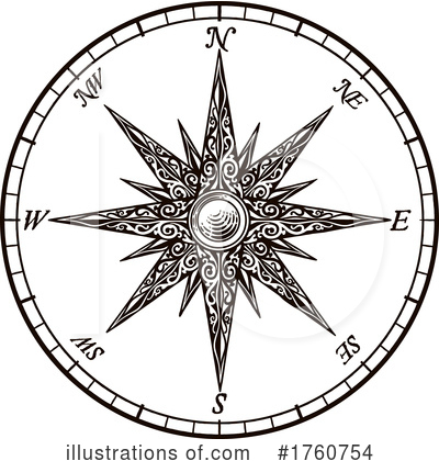 Royalty-Free (RF) Compass Clipart Illustration by AtStockIllustration - Stock Sample #1760754