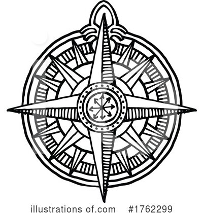 Royalty-Free (RF) Compass Clipart Illustration by Vector Tradition SM - Stock Sample #1762299