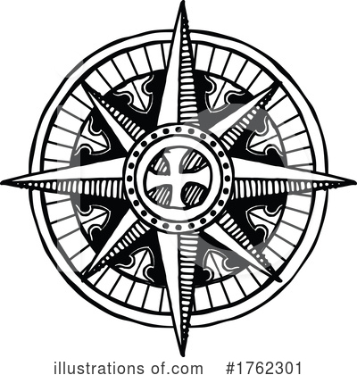 Royalty-Free (RF) Compass Clipart Illustration by Vector Tradition SM - Stock Sample #1762301