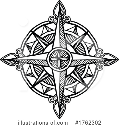 Royalty-Free (RF) Compass Clipart Illustration by Vector Tradition SM - Stock Sample #1762302