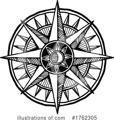 Royalty-Free (RF) Compass Clipart Illustration by Vector Tradition SM - Stock Sample #1762305