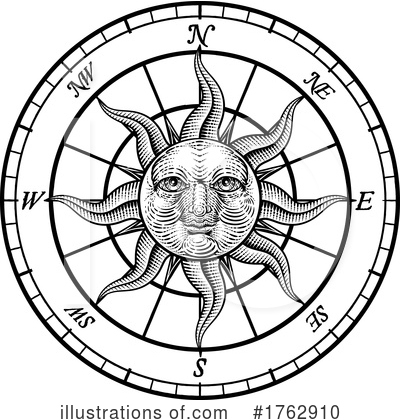 Royalty-Free (RF) Compass Clipart Illustration by AtStockIllustration - Stock Sample #1762910