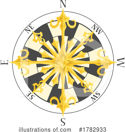 Royalty-Free (RF) Compass Clipart Illustration by AtStockIllustration - Stock Sample #1782933