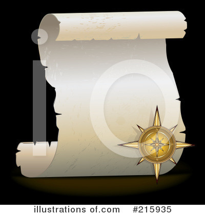 Royalty-Free (RF) Compass Clipart Illustration by MilsiArt - Stock Sample #215935