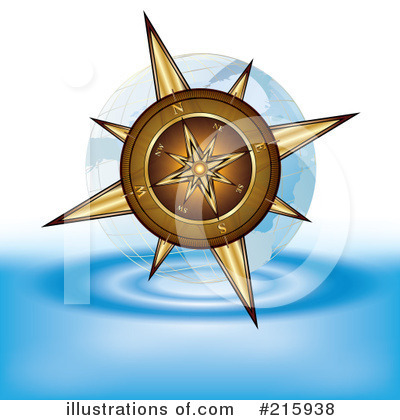 Compass Clipart #215938 by MilsiArt