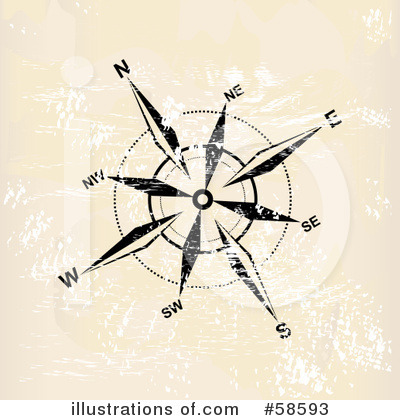 Compass Clipart #58593 by MilsiArt